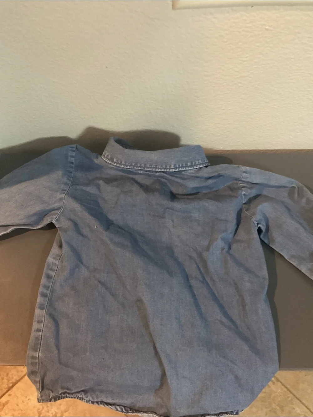 Carter's Medium Blue Denim Button-Front Shirt